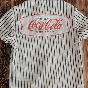 Trademarked CokaCola buttonup